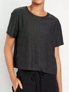 Old Navy Cloud Soft T shirt charcoal grey size medium